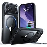 Esr Apple iPhone 17 Pro Max Classic Hybrid Magsafe Standlı Kılıf - Şeffaf Siyah