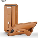 Esr Halolock Magsafe Uyumlu Ayarlanabilir 3 Kartlık Yüzüklü Suni Deri Cüzdan - Caramel Brown Karamel Kahve Açık Kahverengi