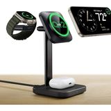 Esr Halolock Qi2 3 In 1 Iphone + Airpods + Apple Watch Magsafe Şarj Standı Siyah ( Apple Mfm Lisans ) + ( 20W Şarj Adaptör ile Gelir )