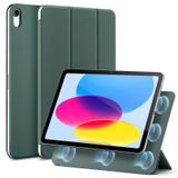 ESR iPad 10 nesil için kılıf, 2022 manyetik, iPad 10 kılıfı, pratik mıknatıslı sabitleme, iki yönlü üç katlı stant, hafif koruma, otomatik dinlenme/uyandırma, yeşil