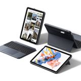 ESR iPad 11 inç (A16) 2025/10 için klavyeli kılıf. Nesil – Manyetik çıkarılabilir klavye, dikey ve yatay format, büyük Click-Anywhere Trackpad, arkadan aydınlatmalı tuşlar, Shift serisi, koyu gri