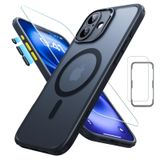 ESR iPhone 16 için Kılıfı, MagSafe ile Uyumlu, Askeri Sınıfta Koruma, Sararma Önleyici, Çizilmeye Dirençli Sırt, Manyetik Telefon Kılıfı, Mat Siyah