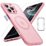 ESR iPhone 16 Pro Max için Kılıf, MagSafe ile Uyumlu, Askeri Sınıfta Koruma, Sararma Önleyici, Çizilmeye Dayanıklı Sırt, Manyetik Telefon Kılıfı, Buzlu Pembe