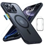 ESR iPhone 16 Pro Max için Kılıf, MagSafe ile Uyumlu, Askeri Sınıfta Koruma, Sararma Önleyici, Çizilmeye Dayanıklı Sırt, Manyetik Telefon Kılıfı, Mat Siyah