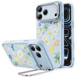 ESR iPhone 17 Pro için kılıf, kamera kontrolü, MagSafe ile uyumlu, askeri norm koruyucu kılıf, entegre saklama standı, cep telefonu kılıfı, çizilmeye karşı dayanıklı arka yüzey, klasik seri, çiçek