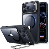 ESR iPhone 2025 Pro Max Kılıf, Kamera Kontrolü, MagSafe ile Uyumlu, Dahili Stand, Askeri Sınıf Korumalı, Çizilmeye Dayanıklı Arka Kısım, Klasik Seri, Siyah Şeffaf