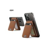 ESR iPhone Standlı Cüzdan Halolock Magsafe Wallet - Kahve