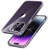 ESR Krystec şeffaf kılıf, iPhone 14 Pro Max ile uyumlu, sararmaya karşı çok dayanıklı, darbeye dayanıklı askeri norm koruması, polikarbonat düğmeler, şeffaf