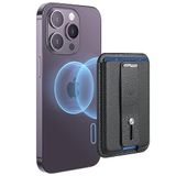 ESR Manyetik Cüzdan, MagSafe Cüzdan Uyumlu, 3 Kart Tutucu, Vegan Deri, Güvenli Tutuş Döngüsü, iPhone Serisi 15/14/13/12, 13/12 Mini için Değil, Siyah