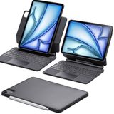 ESR Manyetik Klavye Kılıfı, iPad Pro 11/Air 5/4 için iPad Klavye Kılıfı, Kolay Ayarlanan Manyetik Stand, Portre/Yükseltilmiş Görüş Modları, Yaylı Arkadan Aydınlatmalı Tuşlar, Çoklu Dokunuş Trackpa,