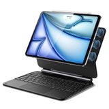 ESR Rebound Manyetik Klavye Kılıfı, iPad Pro 11/iPad Air 5/4 ile Uyumlu Klavyeli iPad Kılıfı, Kolay Ayarlanan Yüzer Konsol Standı, Hassas Çoklu Dokunmatik Trackpad, Arkadan Aydınlatmalı Tuşlar, Siyah