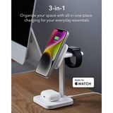 ESR Şarj Standı 3 in 1 IPhone + Apple Akıllı Saat + Apple Watch ( Mfm Lisanslı ) - Beyaz