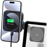 Esr Touchscreen Tesla Ekranı Araç İçi Şarj Aleti ve Telefon Tutucu (Halolock) - Siyah