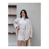 ESRAHELVACI Kırçıllı Kısa Kaşe Etek