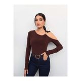 ESRAHELVACI Metal Detaylı Asimetrik Bluz E.H Collection
