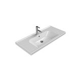 Esranın Dünyası 100X45 cm Etajerli Turkuaz Seramik Lavabo