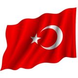 Esranın Dünyası 120X180CM Alpaka Kumaş Türk Bayrağı, Dış Mekan ve Iç Mekan Için