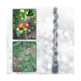 Esranın Dünyası 20 Adet 150 cm Metal Spiral Bitki Destek Çubuğu Hobi Bahçesi Bitki Bağlama Teli Sebze Desteği ve Çiçek Teli