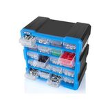 Esranın Dünyası 20'li Hobby Organizer Seti, Monoblok Çekmece ve Vida Dübel Kutusu - 001-Renkli
