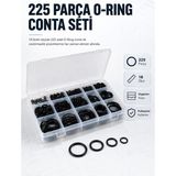 Esranın Dünyası 225 Pcs O-Ring Conta Seti Profesyonel Tamir, Bakım ve Sızdırmazlık Çözümü - Lisinya