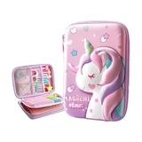 Esranın Dünyası 3 Boyutlu Büyük Unicorn Su Geçirmez Kalem Kutusu