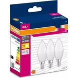 Esranın Dünyası 3'lü E14 Duy Sarı Işık LED Mum Ampul - 7,5W