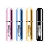 Esranın Dünyası 4 Adet 5 ml Parfüm Spreyi, Doldurulabilir, Boş Seyahat Parfümü, Mini Taşınabilir Sprey Şişesi, Pencereli, El Çantası, Seyahat, Tatil, Uçak Seyahatleri Için (4 Adet 5 Ml)
