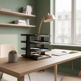 Esranın Dünyası 4 Katlı Metal Ofis Dosya Rafı - Masa Üstü Organizer - 41 Delft Blue