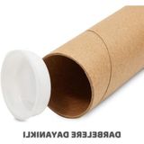 Esranın Dünyası 5 Adet Postüp Kapaklı Karton Rulo Gönderi Kutusu, 100 cm