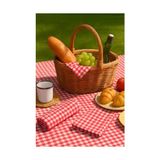 Esranın Dünyası 5li Piknik Seti, Piknik Masa Örtüsü 145X145CM ve 4 Piknik Peçetesi 36X36CM - Adaçayı