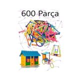 Esranın Dünyası 600PARÇA Eğitici Oyuncak Bloklar Yapboz Puzzle Bultak Zeka Algı Gelişim Oyuncağı Geometrik Çubuklar - 41 Delft Blue