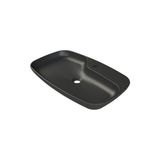 Esranın Dünyası 70 cm Mat Siyah Seramik Banyo Ürünü, Modern Görünüm