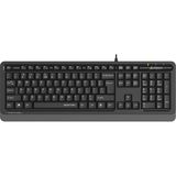 Esranın Dünyası A4 Tech FK10Q Q Türkçe Fn-Multimedya Sessiz Quiekey Kablolu Klavye (Siyah)