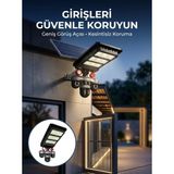 Esranın Dünyası Akıllı Solar Güvenlik Kamerası 3 Lens Hareket Takip Özellikli Dış Ortam Kamera -