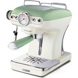 Esranın Dünyası Ariete Vintage Espresso Makinesi Yeşil 1389/14 - Süt Köpürtme Başlığı, 900 Watt, 0,9 Litre Çıkarılabilir Su Tankı, Çıkarılabilir Damlama Tepsisi ve Bardak Tutucu, Bekleme Fonksiyonu
