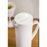 Esranın Dünyası Arkilik Barok 1,5 Lt Beyaz Sürahi (Buzdolabı Kapak Rafına Sığar) - 1BW-Beyaz - --