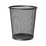 Esranın Dünyası Art Moon Mesh | 699768 | Kağıt Sepeti File Çöp Kovası Siyah Ofis | Çelik, Siyah | 12 L Kapasite | 26,5 x 29,5 cm - 000-Siyah