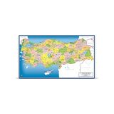 Esranın Dünyası Art Puzzle Türkiye Siyasi Haritası 81 Parça Frame Puzzle