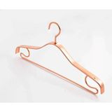 Esranın Dünyası Arvale Rose Gold Metal Elbise Askısı – Lüks Kıvrımlı Tasarım Dekoratif Kıyafet Askılığı - 3 Adet - 00 Bordo