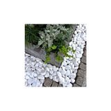 Esranın Dünyası Asenya Beyaz Dolomit Taş 10 kg 4-6 cm Dekoratif Taş Bahçe Süs Taşı Doğal Dere Çakıl Taşı