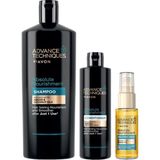 Esranın Dünyası Avon Advance Techniques Argan Yağı Içeren Şampuan Saç Kremi ve Saç Serum Paketi