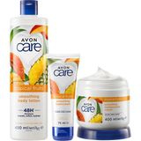Esranın Dünyası Avon Care Tropical Fruits Ananas, Mango ve Papaya Özlü Krem Paketi