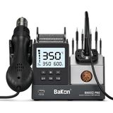 Esranın Dünyası Bakon BK602 Pro Intelligent 2 In 1 Havya Istasyonu - 00-Siyah - Beyaz