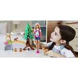 Esranın Dünyası Barbie Bebek ve 10 Hayvan Figürü ile Eğlenceli Oyun Seti