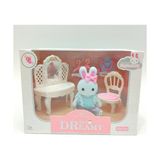 Esranın Dünyası Bay Dreamy Mini Tavşan Oyun Seti - Makyaj Masası - Ahşap