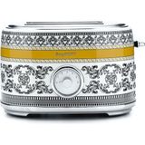 Esranın Dünyası Berghoff Gem Royal Margery 2 Dilim Ekmek Kızartma Makinesi Desenli – 815 W, Paslanmaz Çelik - Ahşap - Bej - Siyah