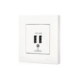 Esranın Dünyası Beyaz 2 USB Çıkışlı 5V Şarj Prizi ile Modern Elektrik Çözümü