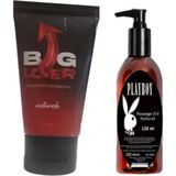 Esranın Dünyası Big Lover Erkeklere Özel 50 ml Jel Maximum Strength Hardening Gel For Men + Etkili Masaj Yağ 120 ml