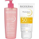 Esranın Dünyası Bioderma Sensibio Yüz Temizleme Jeli 500 ml ve Photoderm Spot 150 ml - 1 lt
