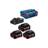 Esranın Dünyası Bosch Gba 18V 5,0AH(3X) Başlangıç Seti L-Boxx ile 3 x 5,0AH Pil ve Gal 18-40 Cv Şarj